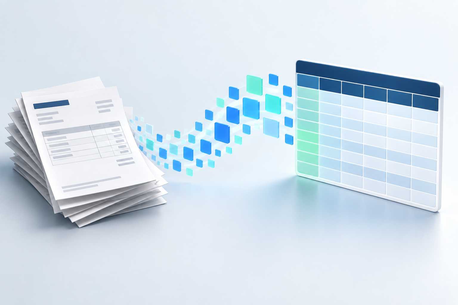 Comment extraire des factures dans un fichier Excel structuré